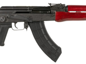 Century Arms RI3321RN WASR-10  7.62x39mm 30+1 16.25" Black Romanian AK Barrel, Black Underfolding Stock, Red AKM Pattern Furniture