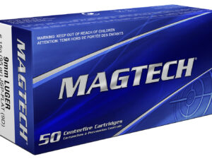 Magtech 9D Range/Training  9mmLuger 95gr Jacketed Soft Point Flat 50 Per Box/20 Case