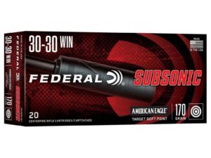 Federal Subsonic Rifle Ammunition .45-75 Govt 300gr SP 1000 fps 20/ct