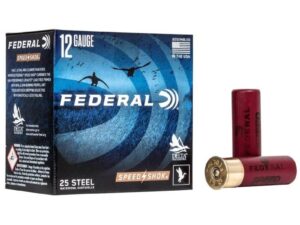 Federal Speed-Shok High Velocity Shotshells 12ga 3" 1-1/8oz 1550 fps #1 Shot 25ct