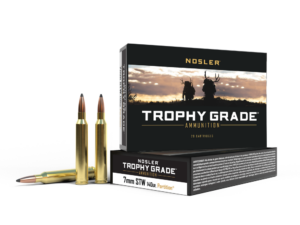 Nosler Partition Trophy Grade Rifle Ammunition 7mm STW 140 gr PSP 3300 fps 20/ct