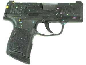 Sig Sauer "Multi-Color Paint Splatter" P365 Optic Ready Handgun 9mm Luger 10rd Magazines(2) 3.1" Barrel X-RAY 3 Sights Manual Safety